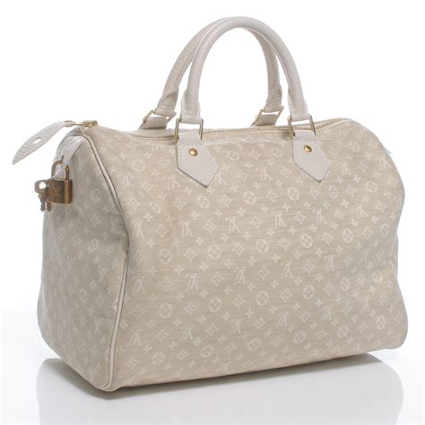 LOUIS VUITTON Mini Lin Speedy 30 Dune 